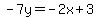 -7y=-2x%2B3