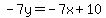 -7y=-7x%2B10