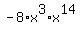 -8%2Ax%5E3%2Ax%5E14
