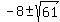 -8%2B-sqrt%2861%29