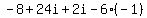 -8%2B24i%2B2i-6%28-1%29