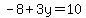 -8%2B3y=10