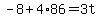 -8%2B4%2A86=3t