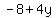 -8%2B4y