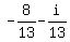 -8%2F13+-i%2F13