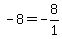 -8=-8%2F1