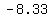 -8.33