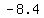 -8.4
