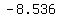-8.536
