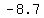 -8.7