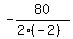 -80%2F%282%2A%28-2%29%29