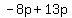 -8p%2B13p