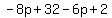 -8p%2B32-6p%2B2