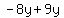 -8y%2B9y