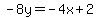 -8y=-4x%2B2