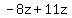 -8z%2B11z
