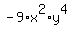 -9%2Ax%5E2%2Ay%5E4