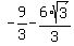 -9%2F3+-+6%2Asqrt%283%29%2F3
