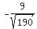 -9%2Fsqrt%28190%29
