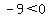 -9%3C0