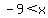 -9%3Cx