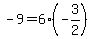 -9=6%2A%28-3%2F2%29