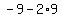 -9+-+2%2A9