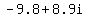 -9.8%2B8.9i+
