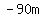 -90m