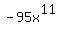 -95x%5E11%29
