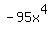 -95x%5E4