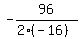 -96%2F%282%2A%28-16%29%29
