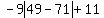 -9abs%2849-71%29%2B11