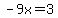 -9x+=+3