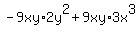 -9xy%2A2y%5E2%2B9xy%2A3x%5E3