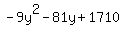 -9y%5E2-81y%2B1710