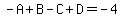 -A%2BB-C%2BD=-4