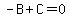 -B%2BC=0