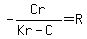 -Cr%2F%28Kr-C%29=R