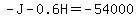 -J+-+0.6H+=+-%2454000