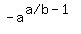 -a%5E%28%22a%2Fb%22-1%29