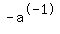 -a%5E-1