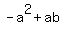 -a%5E2+%2B+ab