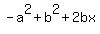 -a%5E2+%2B+b%5E2+%2B+2bx