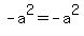 -a%5E2+=+-a%5E2