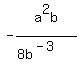 -a%5E2b%2F%288b%5E%28-3%29%29