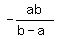 -ab%2F%28b-+a%29