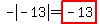 -abs%28-13%29=highlight%28-13%29