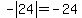 -abs%2824%29+=+-24