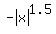 -abs%28x%29%5E1.5